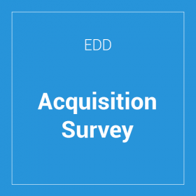 Easy Digital Downloads Acquisition Survey 1.0.2