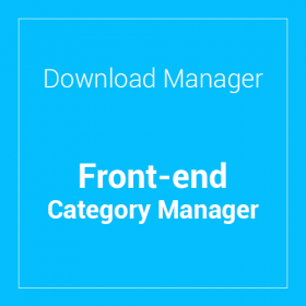 WP Download Manager Front-end Category Manager 1.2.1