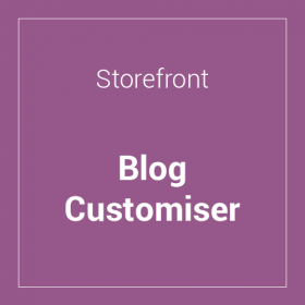 Storefront Blog Customiser 1.3.0