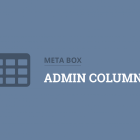 Meta Box Admin Columns 1.6.0