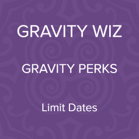 Gravity Perks – Gravity Forms Limit Dates 1.1.18
