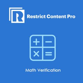 Restrict Content Pro Math Verification 1.0.5