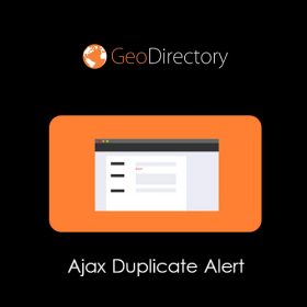 GeoDirectory Ajax Duplicate Alert 2.3