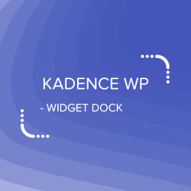 Kadence Widget Dock 1.0.6