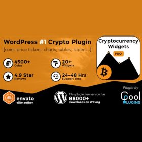 Cryptocurrency Widgets Pro – WordPress Crypto Plugin 2.6.1