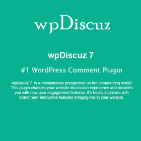 wpDiscuz – #1 WordPress Comment Plugin 7.6.17