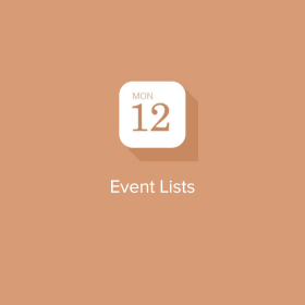 EventOn – Event Lists Extension 1.0.1