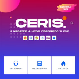 Ceris – Magazine & Blog WordPress Theme 3.0.0
