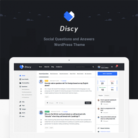 Discy – Social Questions and Answers WordPress Theme 4.4.2
