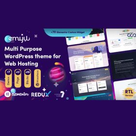 Emyui – Multipurpose Web Hosting WordPress Theme 2.5