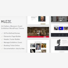 Muzze – Museum Art Gallery Exhibition WordPress Theme 1.5.1