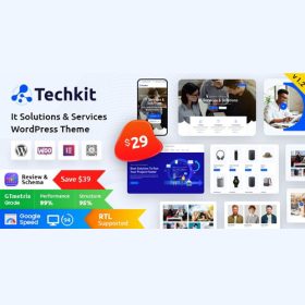 Techkit – Technology & IT Solutions WordPress Theme 1.5