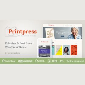 Printpress – Book P+B41233ublishing WordPress Theme 1.1.1