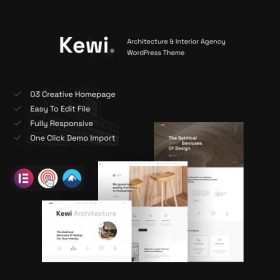 Kewi – Architecture & Interior Agency WordPress Theme 1.0